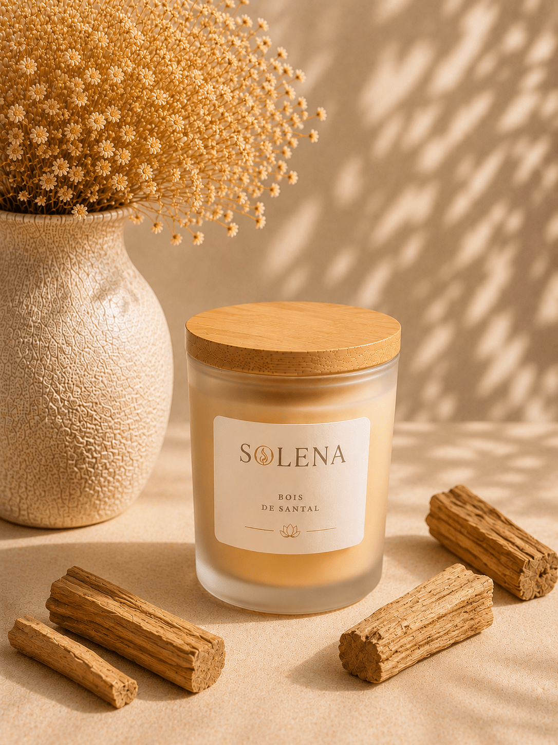 Bougie Bois de Santal – Solena Paris